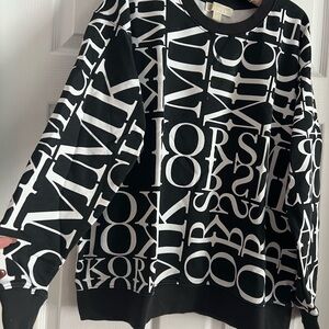 Michael Kors Black and White Sweatshirt